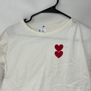 wynken tee kids Size 12 heart print